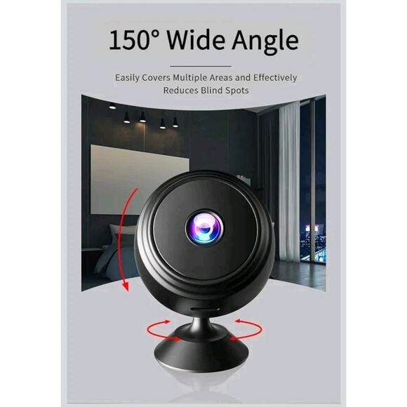 Mini Camera WiFi Security Protection Video Surveillance 1080P BRAND NEW b2 - Picture 3 of 8